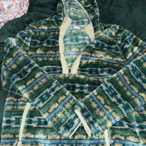 L.L. Bean Multicolor Fleece Jacket